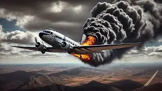 Panne Moteur en Plein Vol ! Crash Catastrophique du DC-3 en Espagne | X-Plane 12