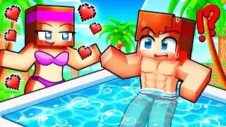 Un garçon a une Pool Party de filles sur Minecraft !