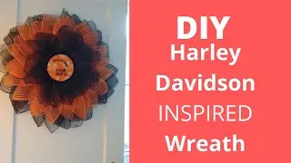 Harley Davidson inspired Wreath