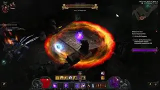 Diablo 3 2.4.1 Wizard Solo Grift 70 Boss Fight (Season 6)