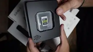 My new CFexpress Lexar 160GB Type A for my Sony a7iv