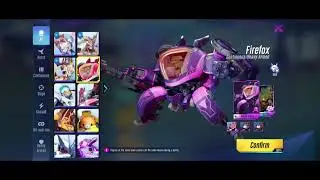 Ning and Firefox in training ground on Super Mecha Champions