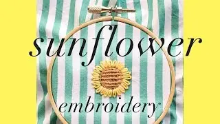 【ひまわりの刺繍】図案から。アンナスの動画でわかる刺繍教室〜annasのQ&A