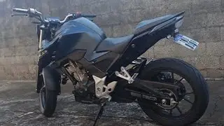 Cb300f Twister 2025 azul com eliminador de rabeta fixo