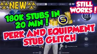 PERK AND EQUIPMENT STUB GLITCH EARN STUBS FAST IN MLB THE SHOW 21 DIAMOND DYNASTY XP GLITCH