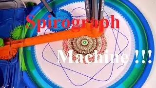 Spirograph art: experience machine meets handcraft at the same time!