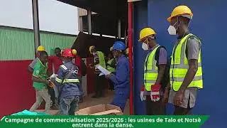 ACHAT ET EGRENAGE DU COTON 2025/2026: LES USINES TALO ET NOTSÉ SONT PLEINEMENT OPERATIONNELLES.