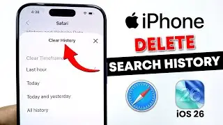 How to Delete Safari History on iPhone iOS 26 - Clear Safari History