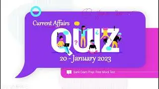 20 Jan 2023 | TOP Daily CA Quiz |Current Affairs Today | NEW SESSION WITH TIMER | DON'T MISS THE END