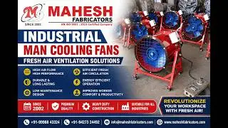 Industrial Man Cooling Fan | Fresh Air Ventilation | Mahesh Fabricators | Workplace Ventilation