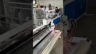 Bopp LDPE HDPE side sealing bag making machine with folder #bagmakingmachine