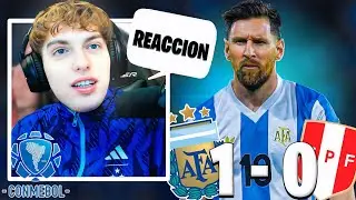 DAVOO XENEIZE REACCIONA A ARGENTINA 1 PERU 0 | EL MEJOR GOL DE LA HISTORIA DE ARGENTINA