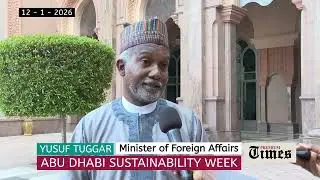 MINISTER OF FOREIGN AFFAIRS TUGGAR SPEAKS ON ABU DHABI SUSTAINABILITY WEEK