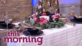 Ideas For Decorating Your Christmas Dinner Table | This Morning