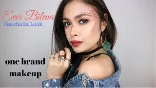 EVER BILENA PRODUCTS | One brand makeup | Coachella Makeup Look