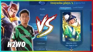 H2WO VS TOP 1 ZILONG: INUYASHA! LANCELOT RANK GAMEPLAY
