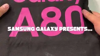 SAMSUNG GALAXY A80 X BLACK PINK EDITION