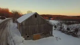 Sunset in Washington County, NY - DJI Phantom 3 4k Drone's Aerial View