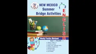 📖 Grade 1 to 2 New Mexico NM-MSSA Summer English Bridge Workbook &ndash; YouTube Book Preview