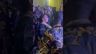 Afeez Owo and his Wife romantic grooving at Laje Laje movie premiere