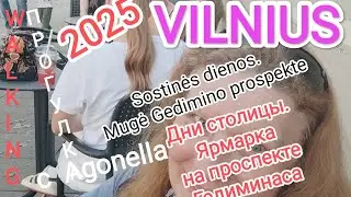 Вильнюс. Дни столицы. 2025 Ярмарка на проспекте Гедимина. Sostinės dienos. Mugė Gedimino prospekte 