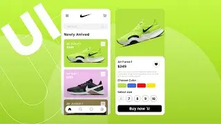 Nike App UI Design Tutorial - Figma Tutorial | UI/UX Design