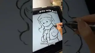 Digital Art Process: Character Design in Photoshop (Wacom Drawing) #digitalpainting