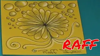 Рафф - узор из одной линии
