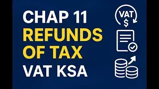 CHAP 11 | VAT KSA &mdash; Refunds of Tax Explained (Simple & Clear Guide)