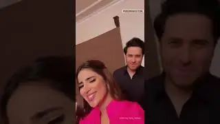 Saboor Aly with Haroon Shahid🌹 #shorts