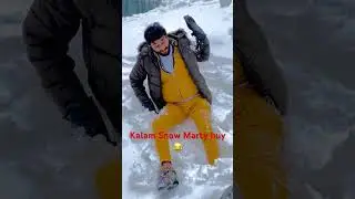 Kalam ushu forest live snowfall with friends #snow | Kalam Valley | #bollywood Swat valley |