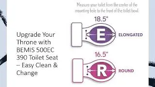 Upgrade Your Throne with BEMIS 500EC 390 Toilet Seat &ndash; Easy Clean & Change