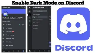 How to Enable Dark Mode on Discord app | Turn On Dark Theme on Discard | Techno Logic | 2021