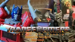 Transformers Rise Of The Beasts | stop motion | Autobots Vs Terrorcons