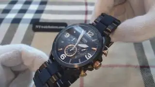 Men's Fossil Nate Chronograph Stainless Steel Watch JR1494