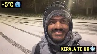 I&rsquo;ve Never Seen This Before! ❄️ First Snowfall in UK 2026 | Malayalam Vlog