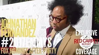 Johnathan Fernandez #LethalWeapon interviewed after 2017 Emmys at FOX Nominee After-Party #Emmys