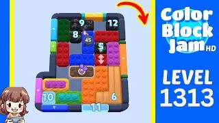 Color Block Jam Level 1313 Solution Walkthrough