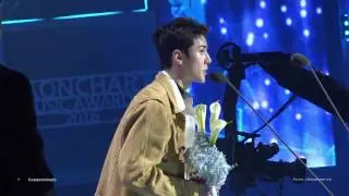 170222 gaon sehun 인기상 수상