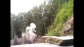 Blasting The Stock Quarry
