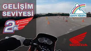 Motosiklet Eğitimi Aldım | Honda Safety-Türkiye Gelişim Seviyesi 2 | Detaylı Anlatım