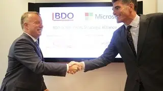 BDO announces worldwide strategic alliance with Microsoft