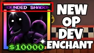 This NEW SECRET DEVELOPER ENCHANT is CRAZY OP in Roblox Nightshift Tower Defense (NTD)