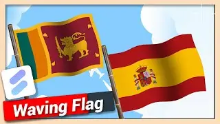 Add Animated Waving Flags | Spring Video Editing Tutorial