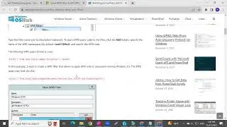 How to create GPO by WMI filtering