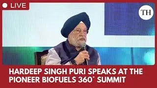 Minister of Petroleum and Natural Gas Hardeep Singh Puri addresses