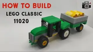 Lego Classic 11020. Как собрать трактор из Lego Classic 11020.