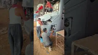 Factory view of Bus Manufacturing 📌 How toxy #bus #manufacturing #shorts