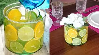 Citrus fruits centerpiece: you can make it for your table in minutes!