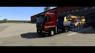 Calais - Mannheim Arası Mobil Vinç Taşıyoruz / MAZ 5440E9 Prostor Premium / ETS 2